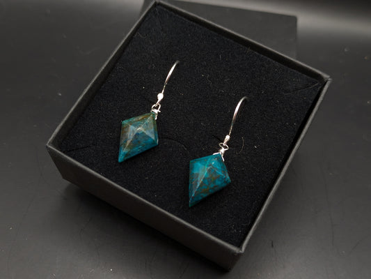 Chrysocolla 'kite' Drops