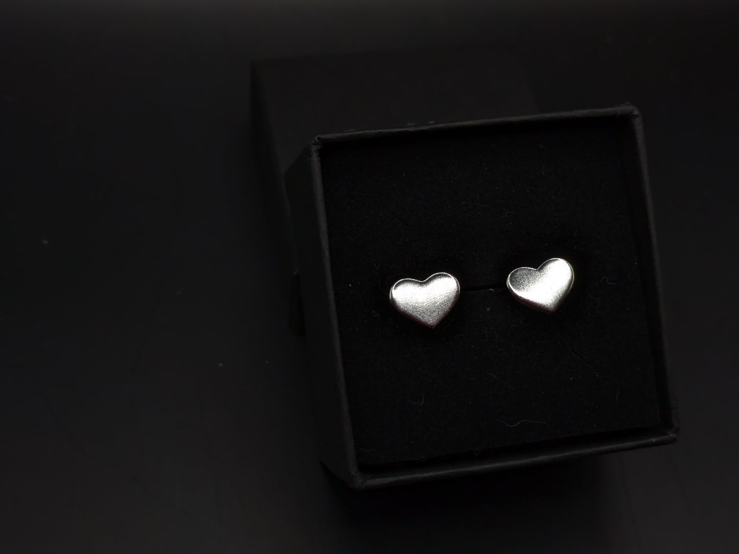 Sterling Silver Heart Studs