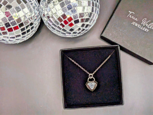 Faceted Heart Pendant