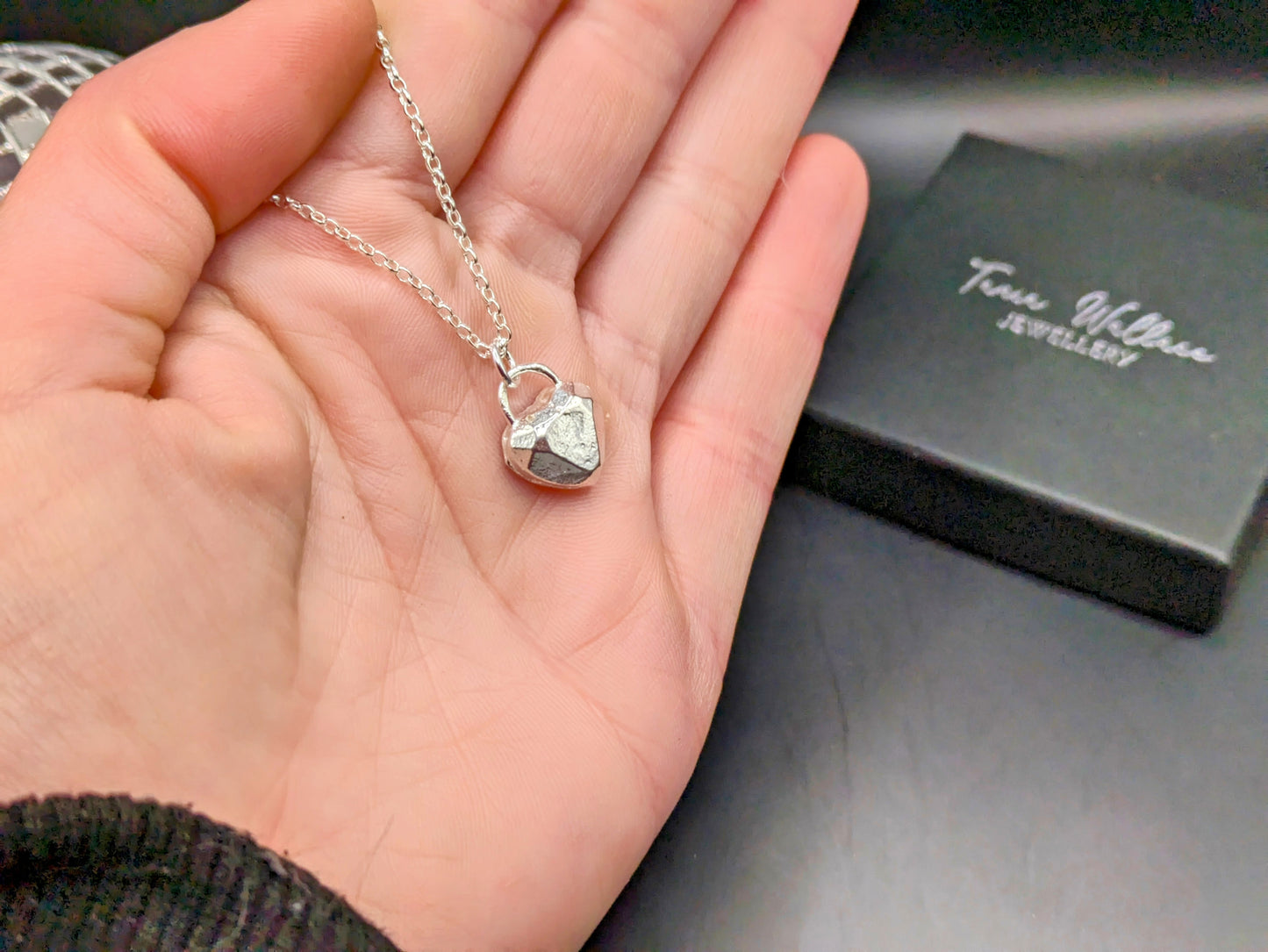 Faceted Heart Pendant