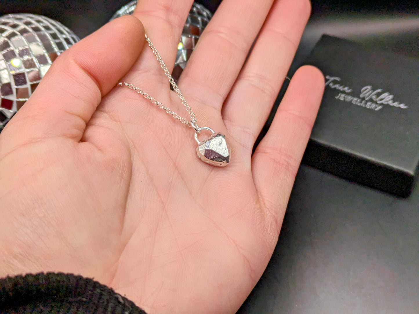 Faceted Heart Pendant
