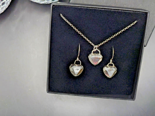 Faceted Heart Set