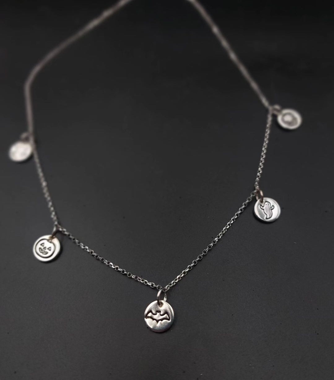 Multi Drop Halloween Necklace