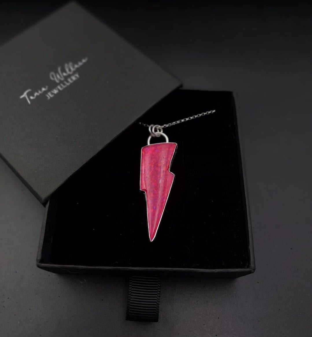 Hot Pink Large Opal Bolt