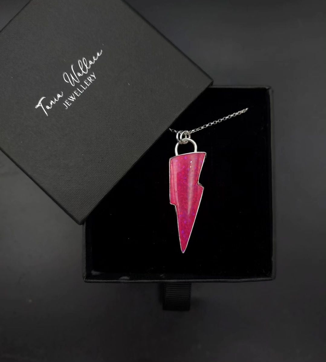 Hot Pink Large Opal Bolt