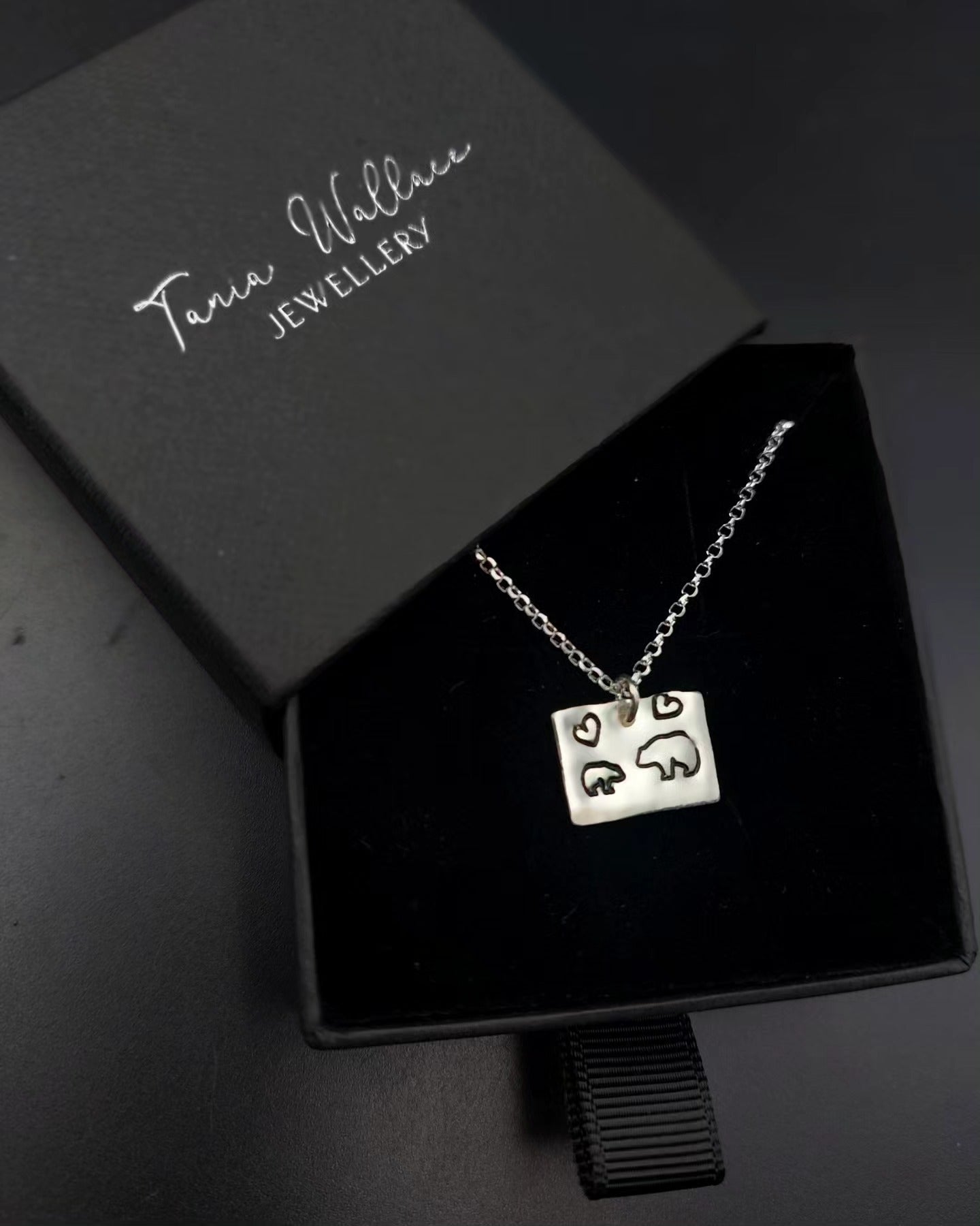 Mama Bear and Baby Bear Pendant