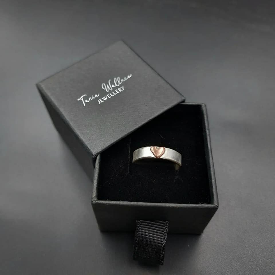 Copper and Silver Heart Band - Pre-Order Only