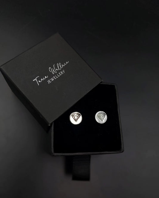 Diamond Design Studs