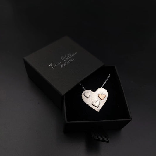 Large Multi Heart Pendant