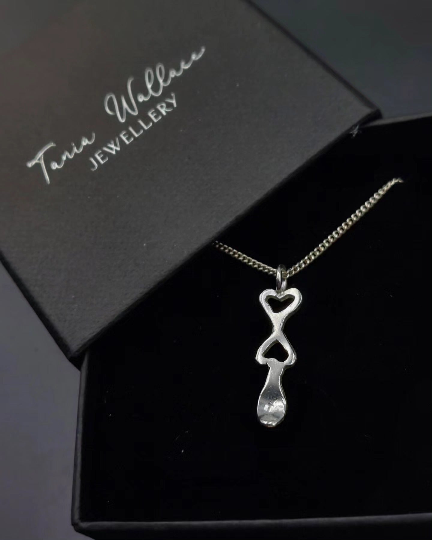 Silver Love Spoon Pendant