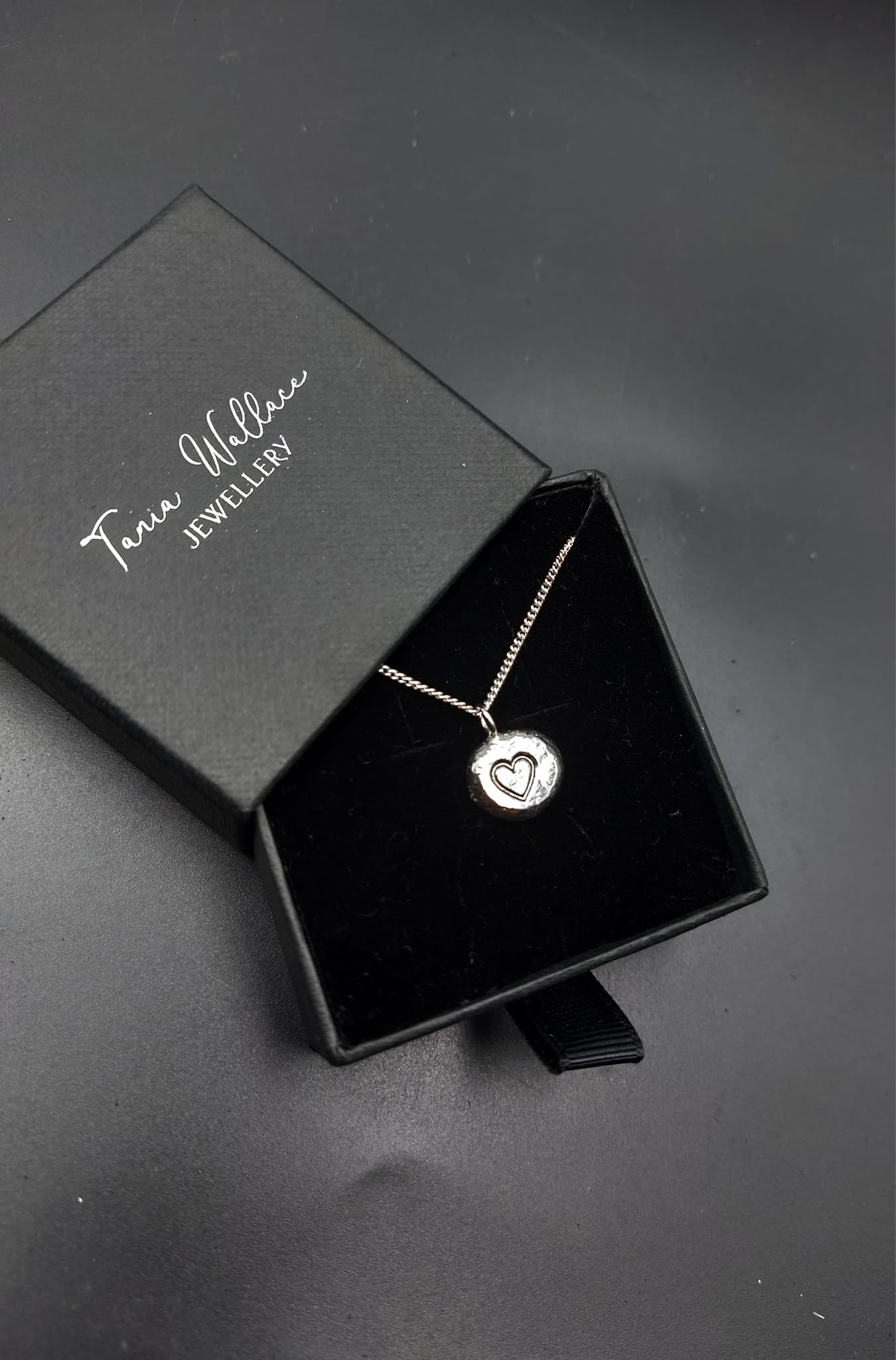 Molten Double Heart Pendant