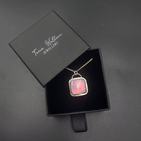 Pastel Synthetic Opal Pendant
