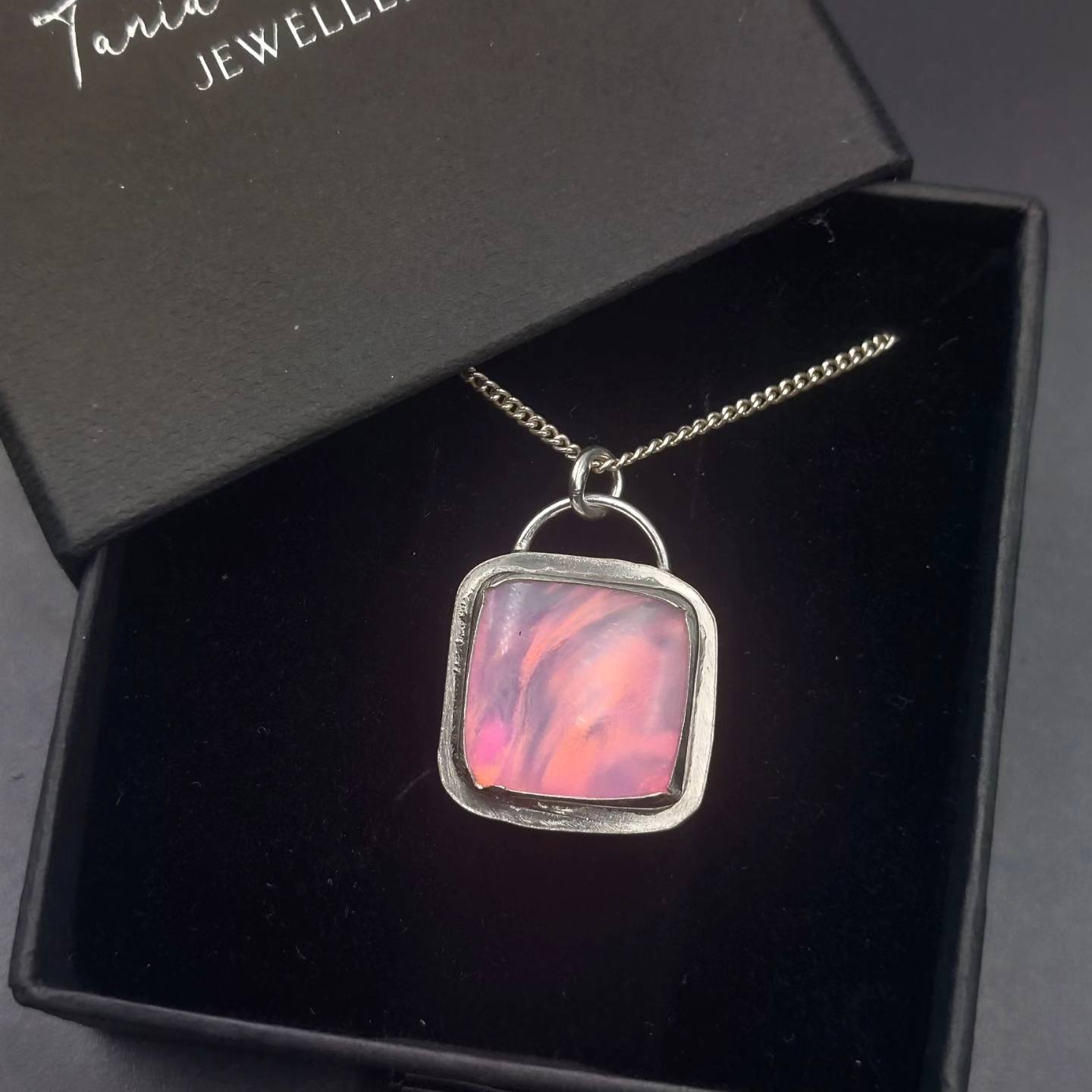 Pastel Synthetic Opal Pendant