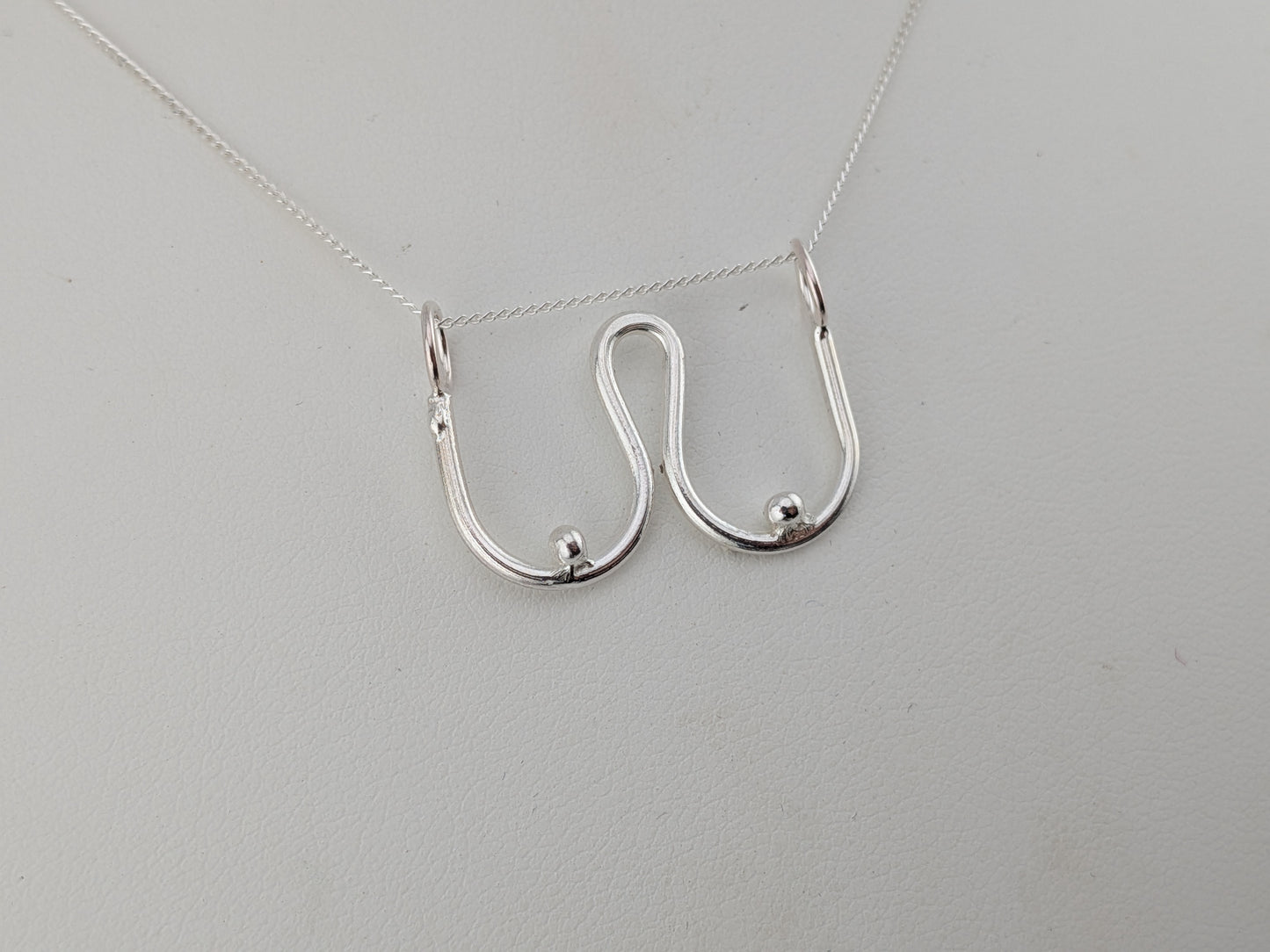 Sterling Silver Boobs Pendant