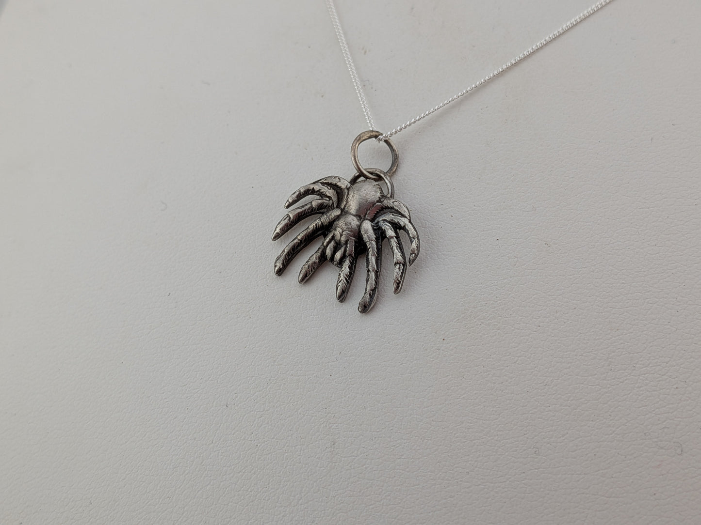 Sterling Silver Tarantula Spider Pendant