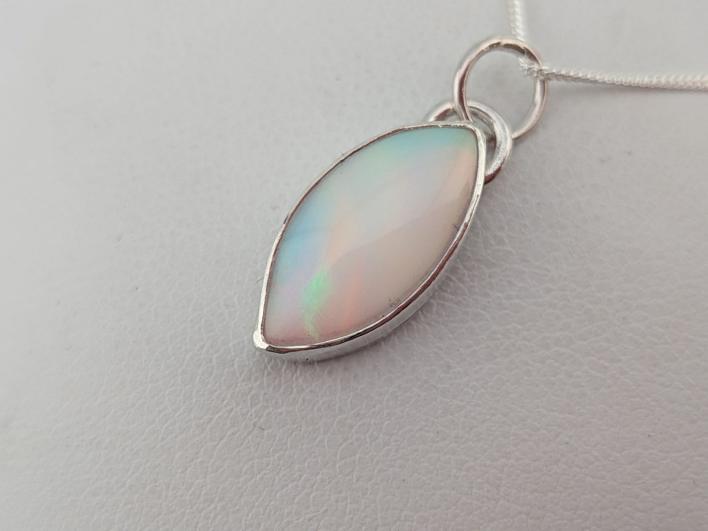 Small Aurora Opal Pendant