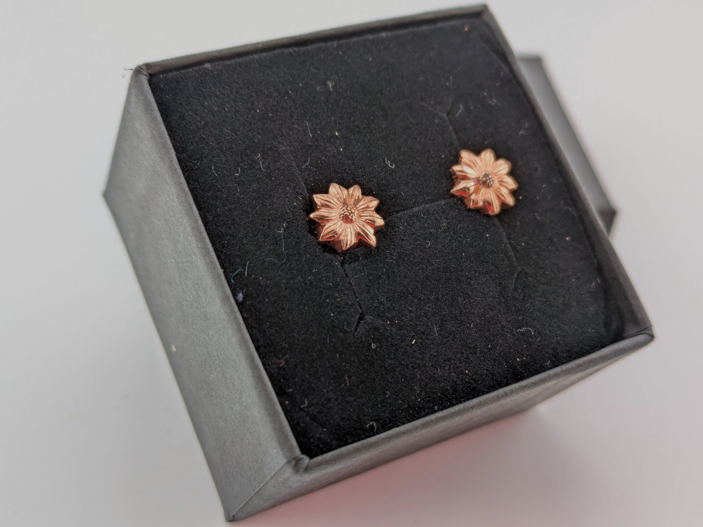Copper Daisy Studs