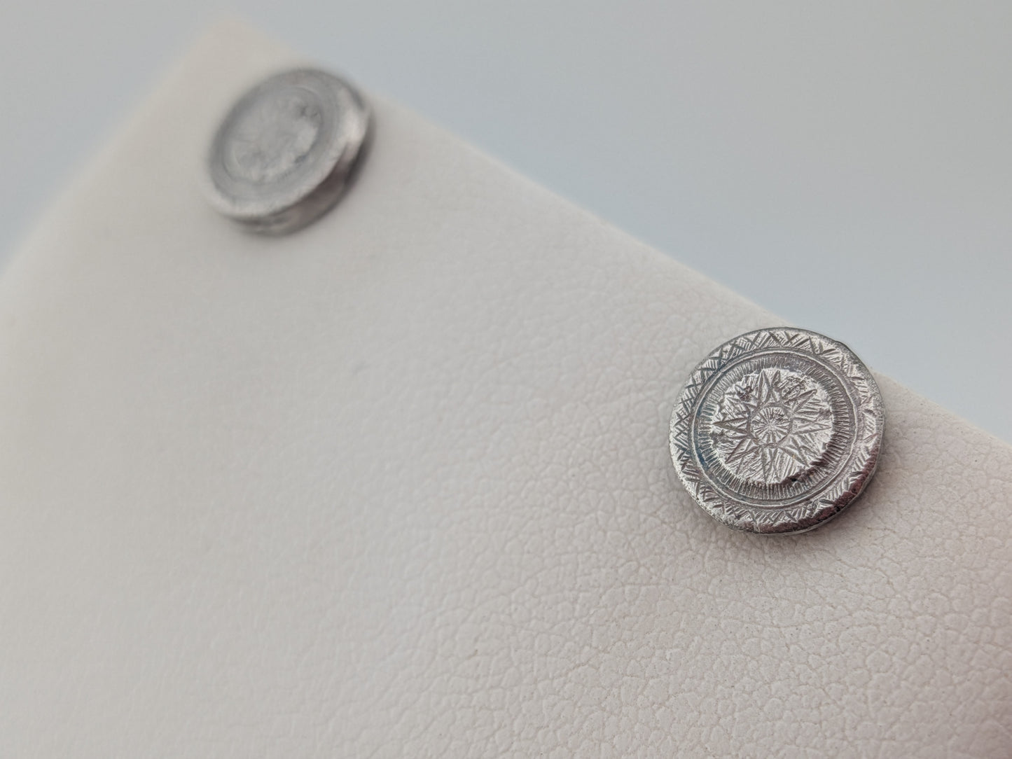 Rustic Aztec Sun Studs