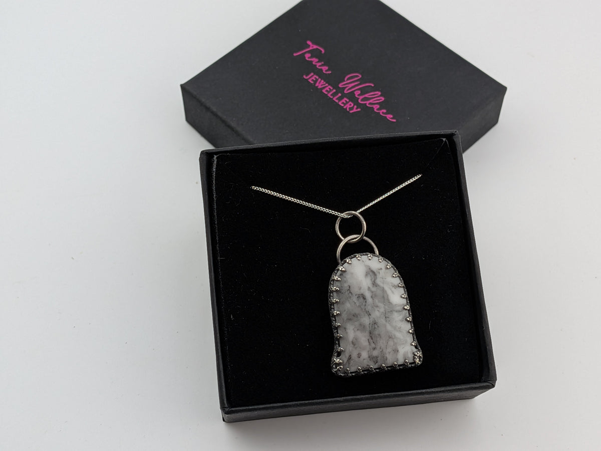 Tombstone Look Tombstone Shaped Pendant