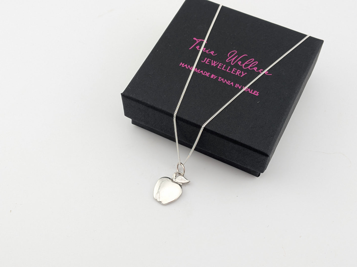 Smooth Apple Sterling Silver Pendant
