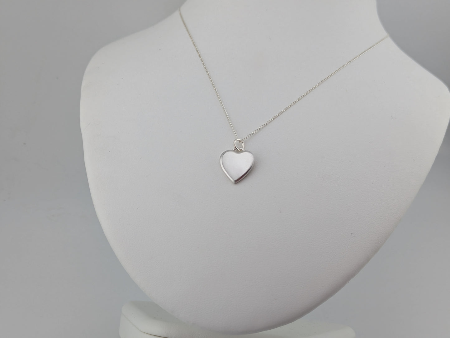 Smooth Heart Sterling Silver Pendant
