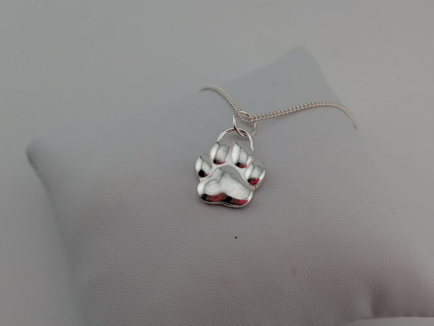 3D Paw Print Pendant