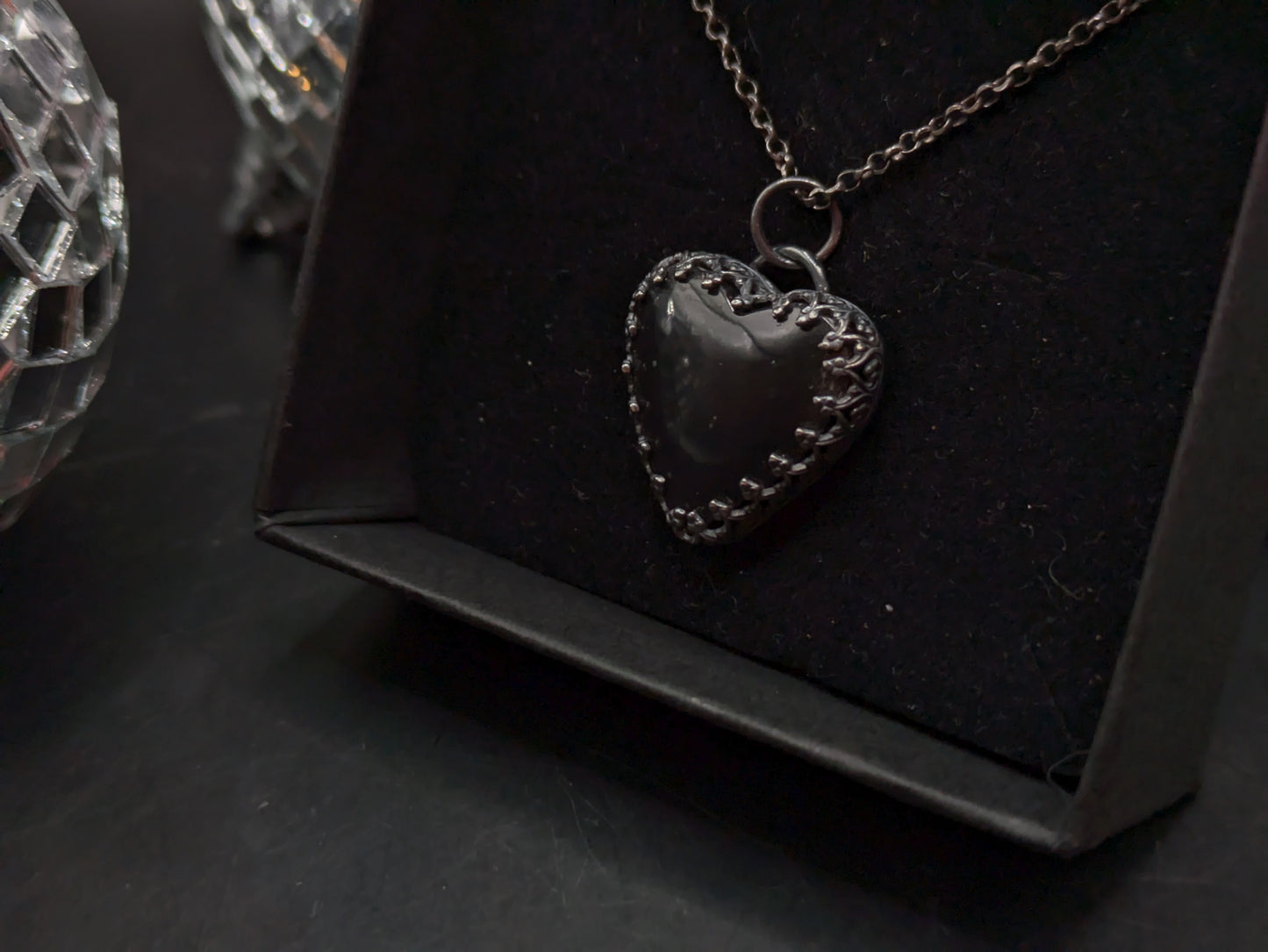 Pool Ball Heart Pendant