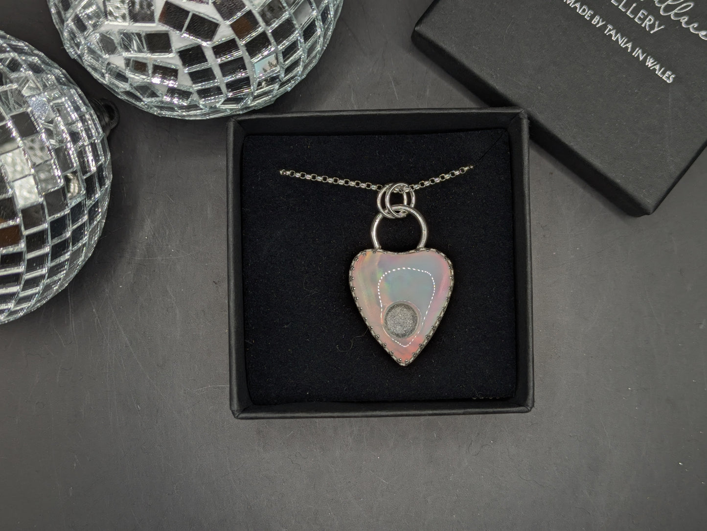Aurora Opal Planchette Pendant