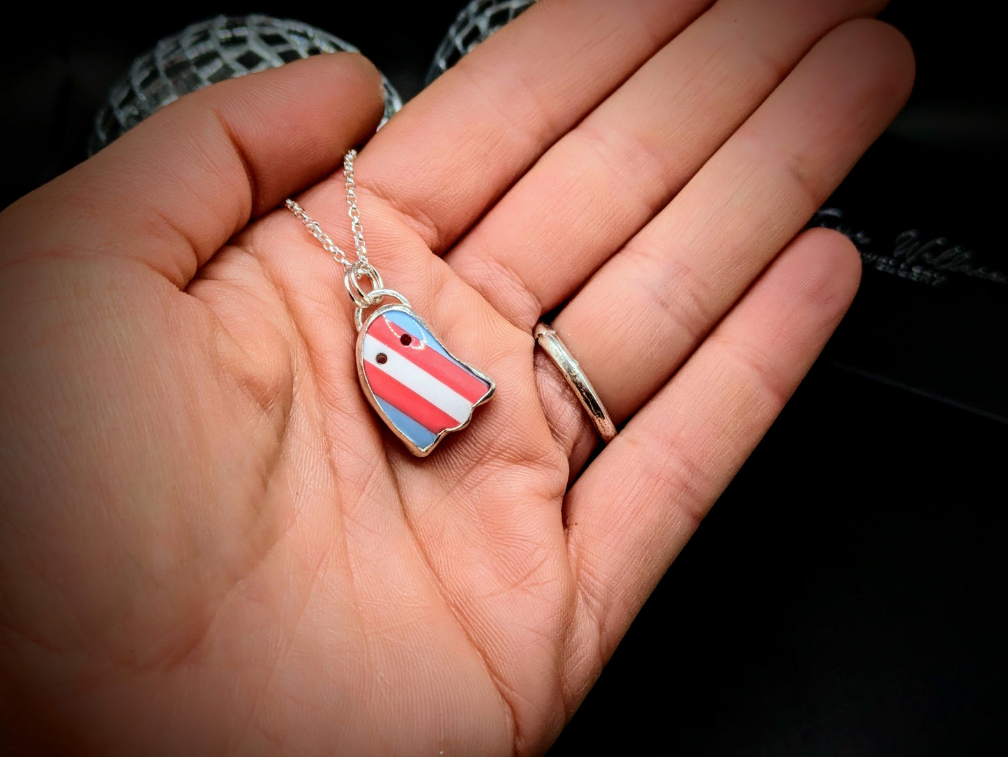 Trans Ghost Pendant