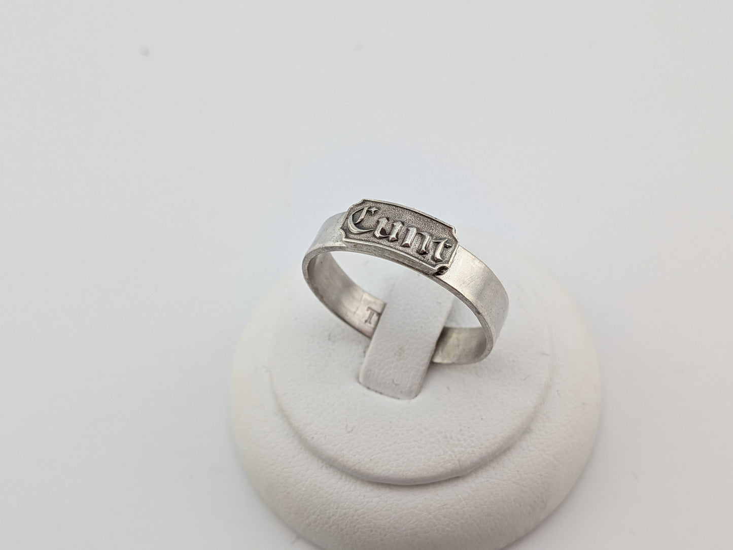 Sterling Silver C*nt Ring