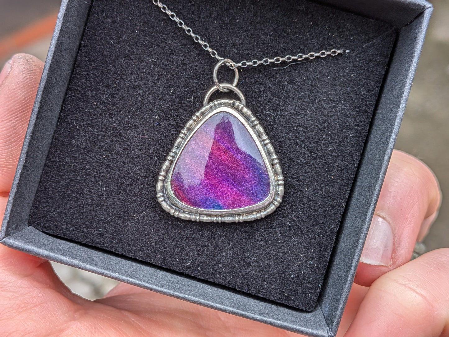 Purple Bowlerite Pendant