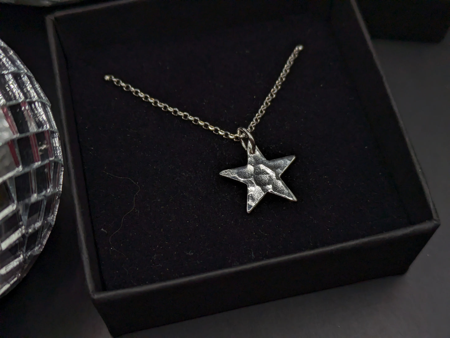 Hammered Star Necklace