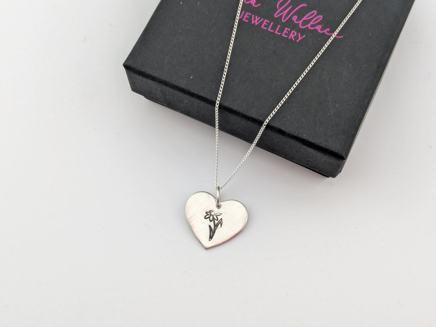 Daffodil Heart Pendant