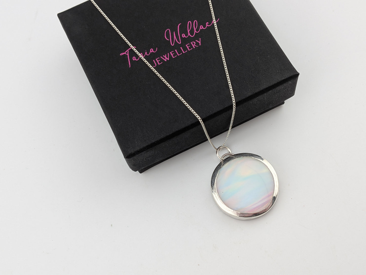 Aurora Opal Disc Pendat