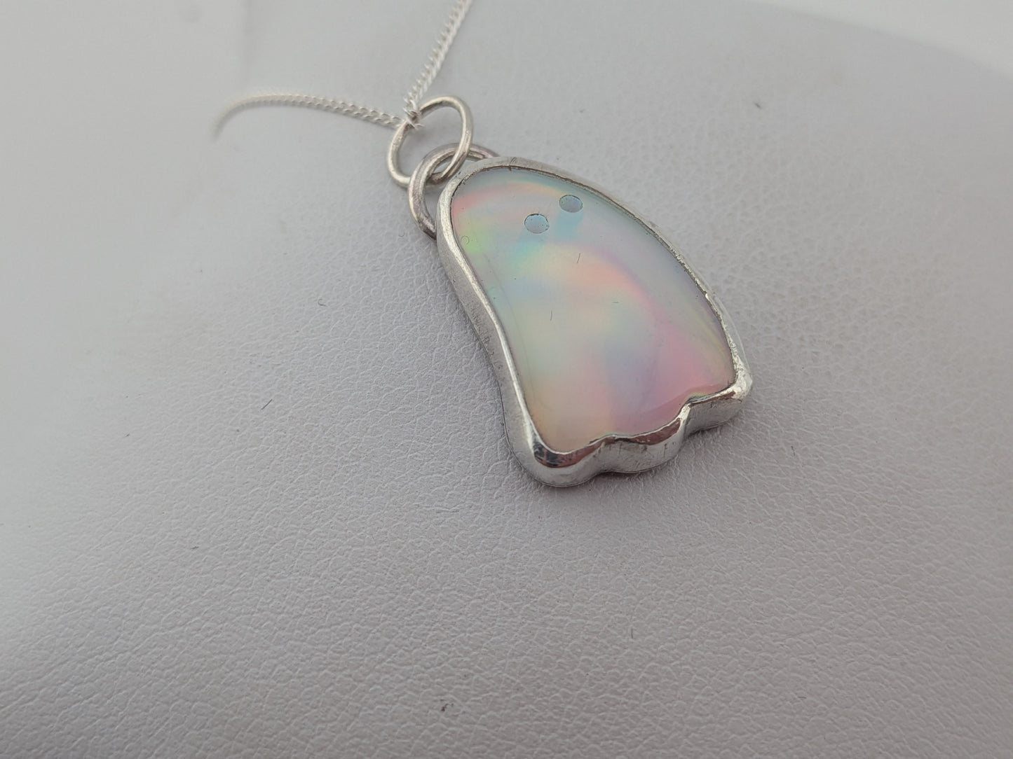 Aurora Opal Ghost Pendant