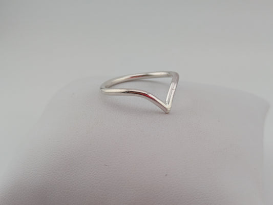 Sterling Silver Wishbone Ring