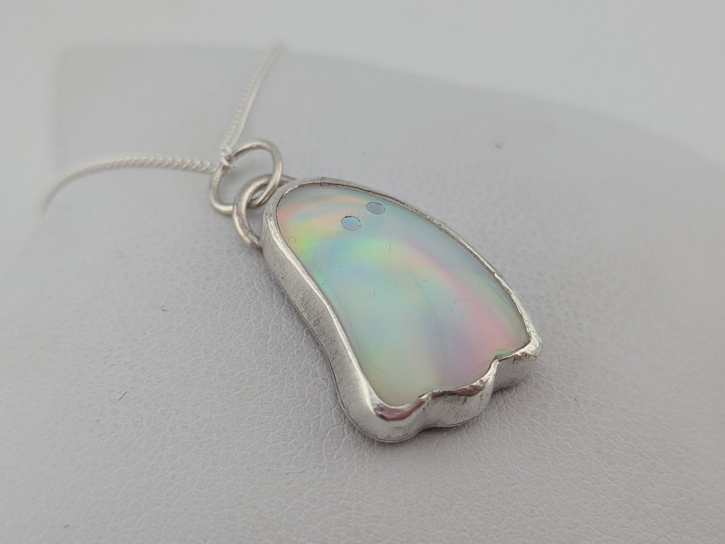 Aurora Opal Ghost Pendant