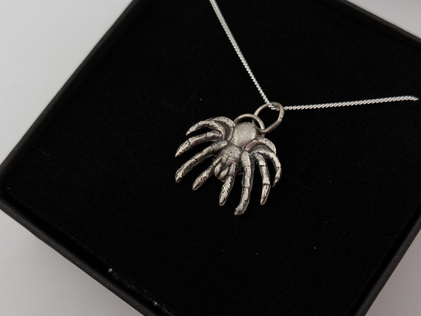 Sterling Silver Tarantula Spider Pendant