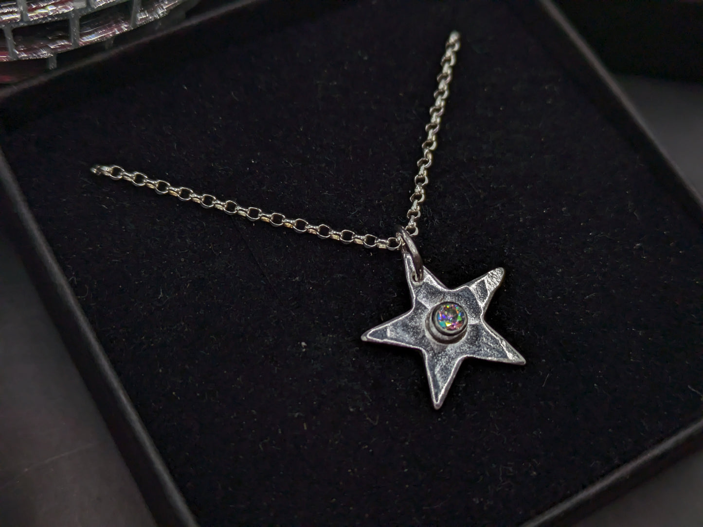 Cubic Zirconia Star Necklace