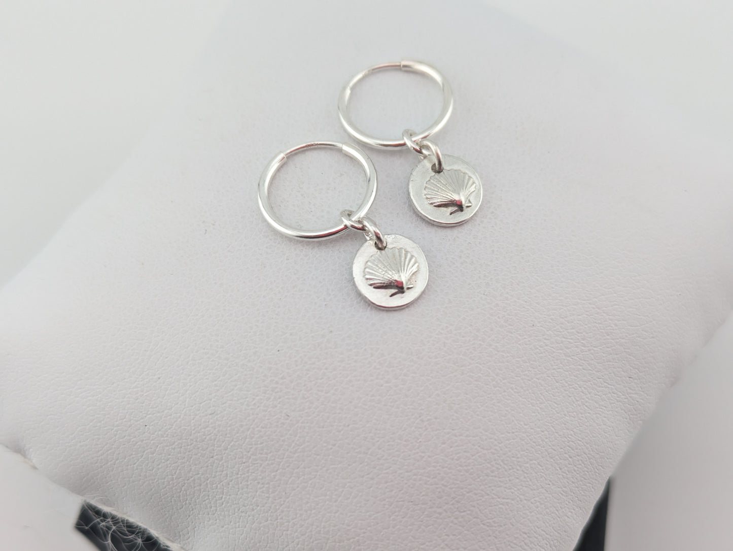 Sea Shell Drop Hoops
