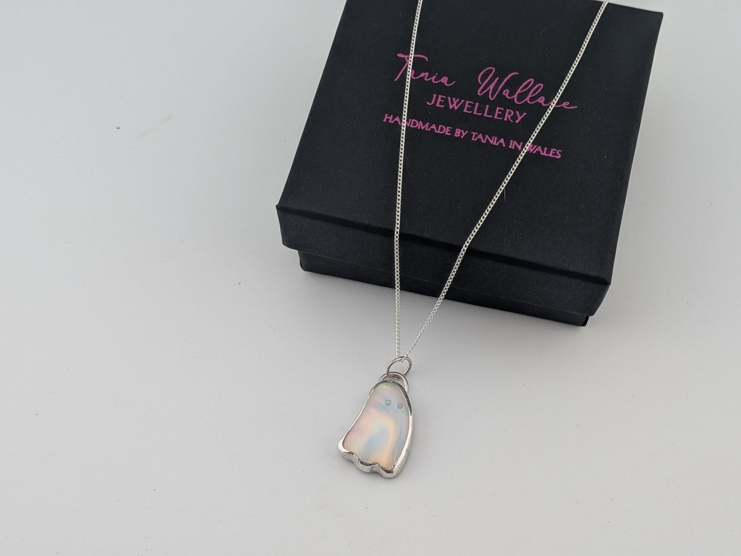 Aurora Opal Ghost Pendant