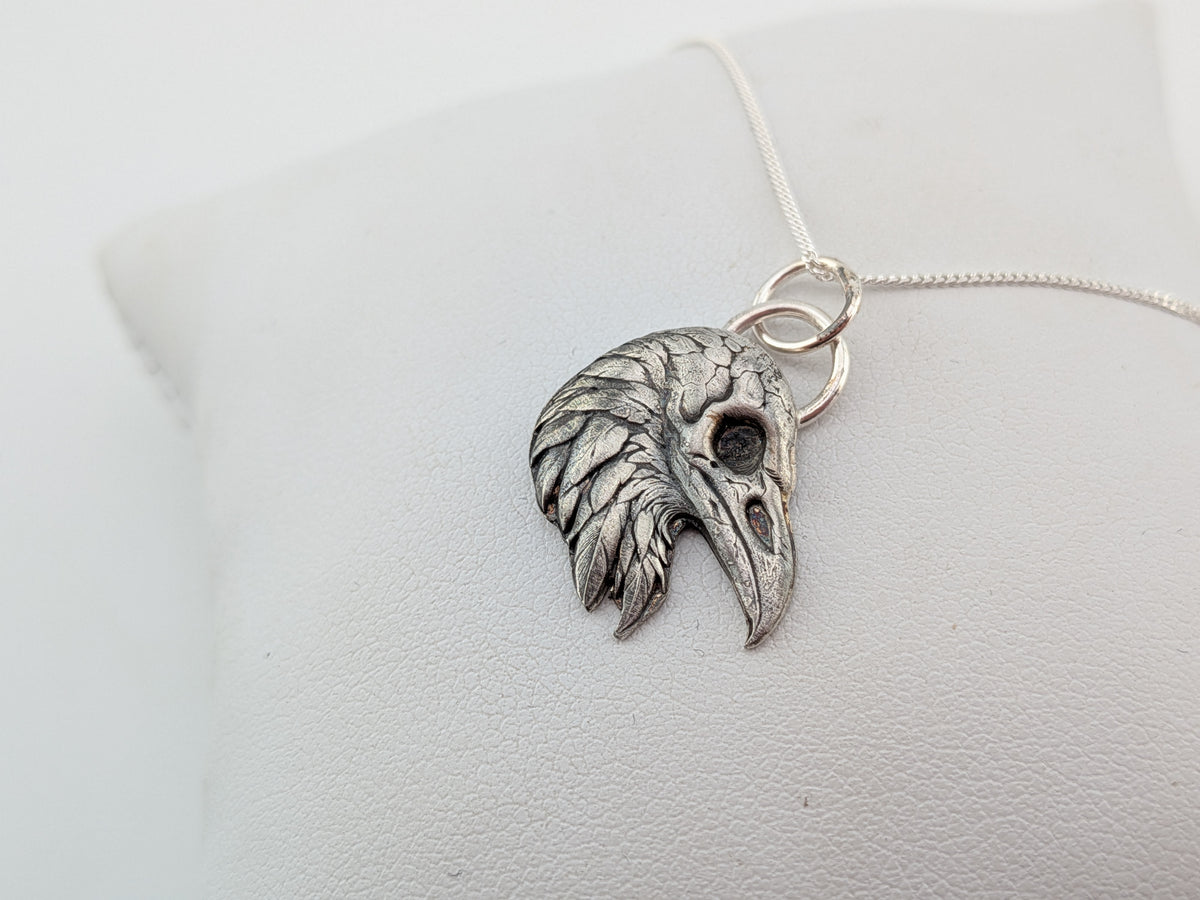 Raven Skull Pendant