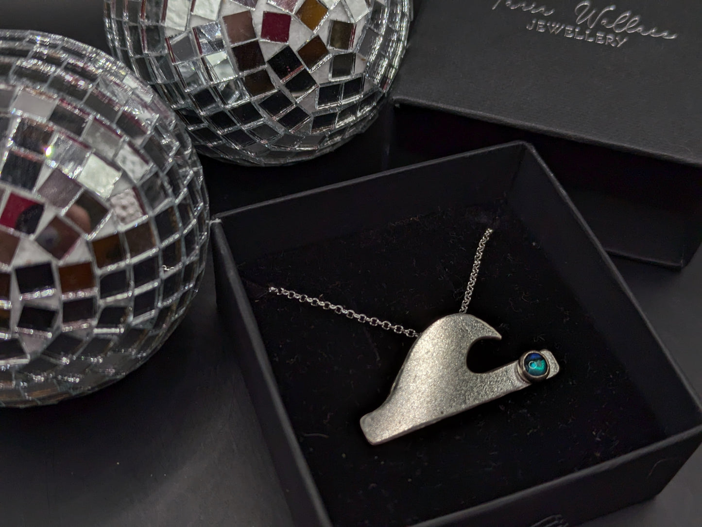 Silver Wave Pendant