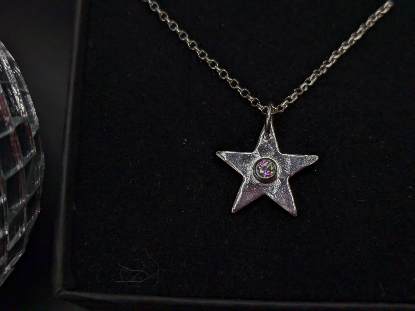 Cubic Zirconia Star Necklace