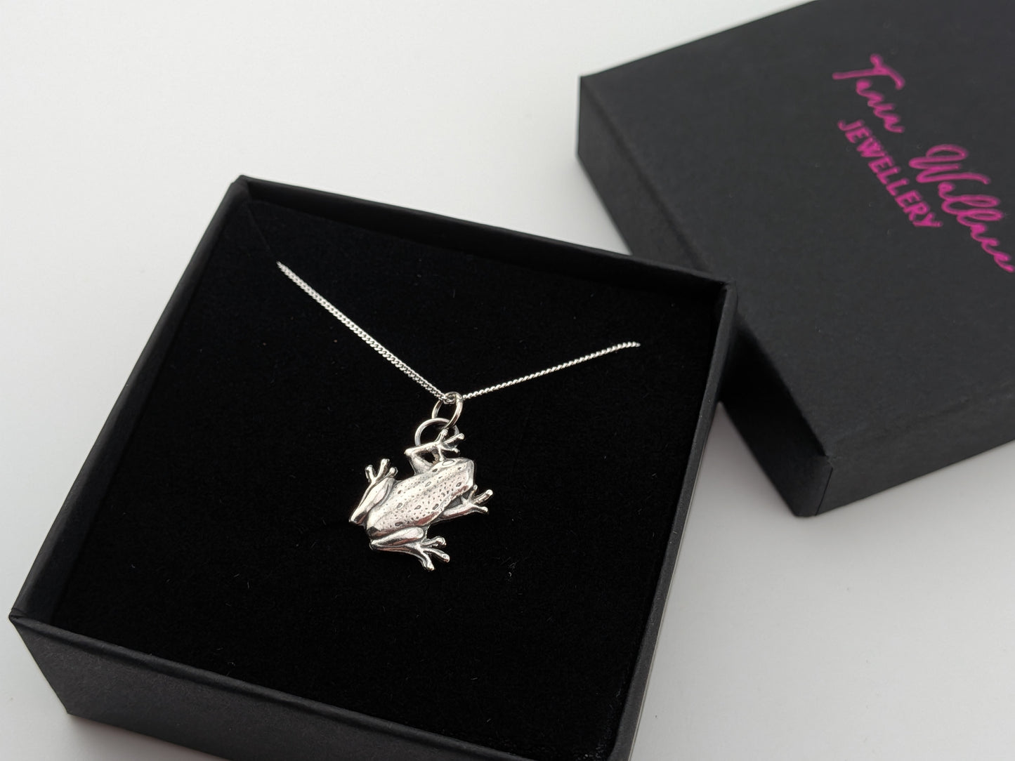 Sterling Silver Frog Pendant