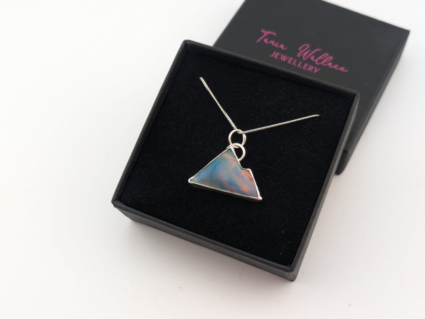 Aurora Opal Mountain Pendant