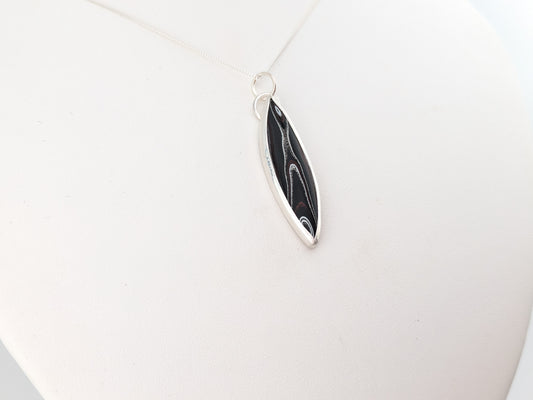 Marquise Fordite Pendant