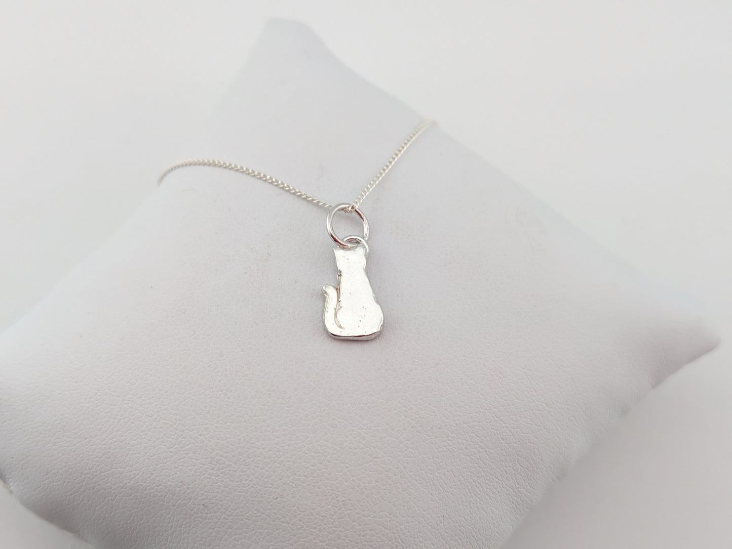 Silver Cat Necklace