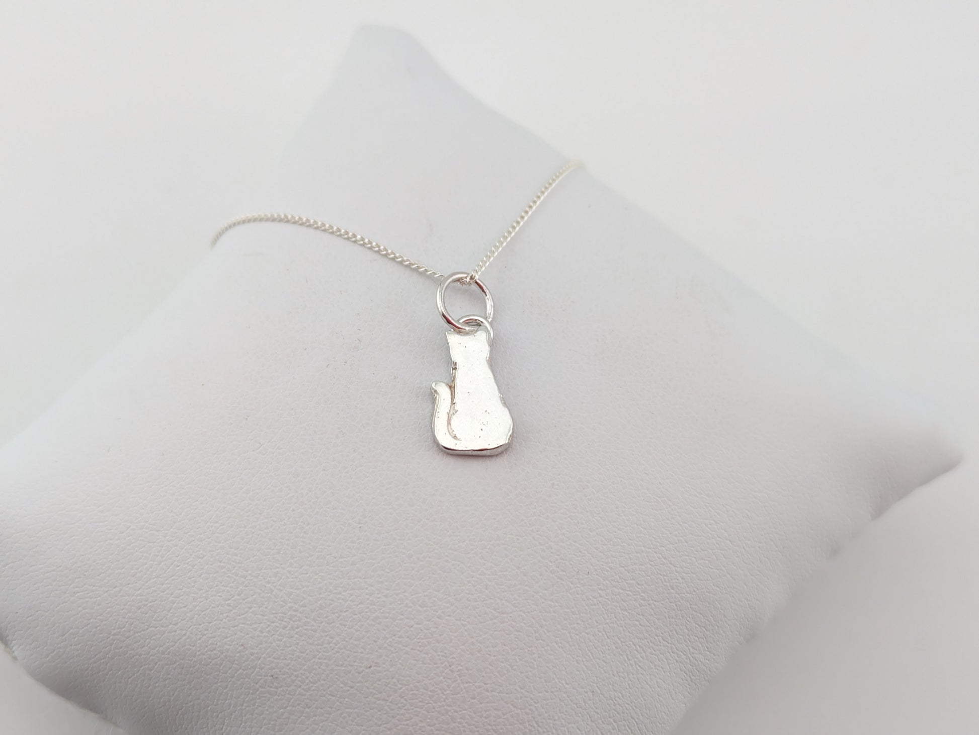 Silver Cat Necklace