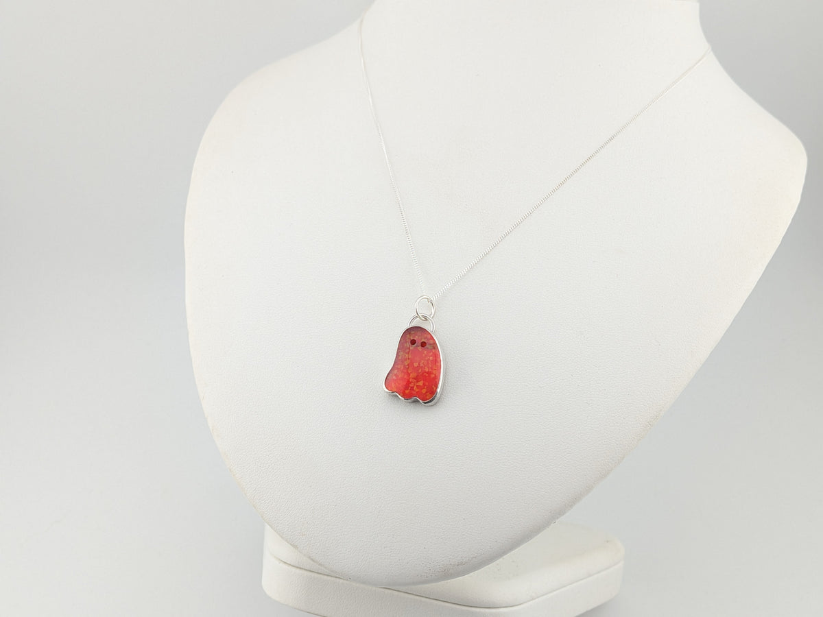 Glitter Opal Ghost Pendant